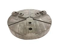 Round Chuck Jaws - Acme Serrated Key Type - Chuck Size 8" inches - Part #  RAC-8400CI - Americas Industrial Supply