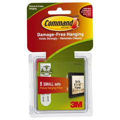 Command Small Picture Hanging Strips 17205-ES 8 Pairs - Exact Industrial Supply