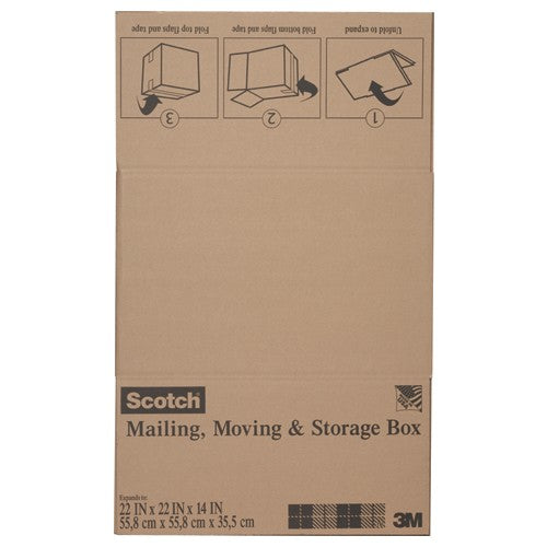 Scotch Folded Box 8022FB 22″ × 22″ × 14″ Folded Box - Americas Industrial Supply