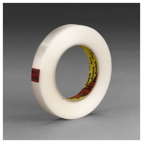 18 mm × 55 m Scotch Reinforced Strapping Tp Clear Alt Mfg # 42352 - Americas Industrial Supply