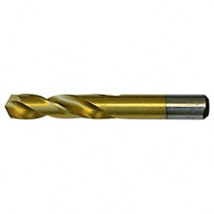 #58 RHS / RHC HSS 135 Degree Split Point Heavy Duty Screw Machine Drill - TiN - Americas Industrial Supply