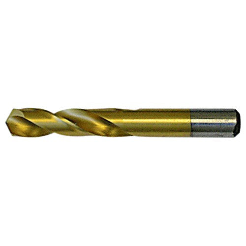 1/8 RHS / RHC HSS 135 Degree Split Point Heavy Duty Screw Machine Drill - TiN - Exact Industrial Supply