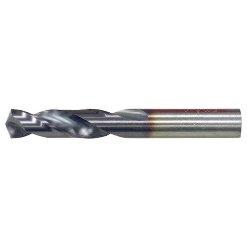 3.00mm RHS / RHC HSS-CO 8% (M42) 135 Degree Split Point Cobalt Heavy Duty Screw Machine Drill - TiCN - Exact Industrial Supply