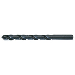 12.00mm RHS / RHC HSS 118 Degree Radial Point General Purpose Jobber Length Drill - Steam Oxide - Exact Industrial Supply