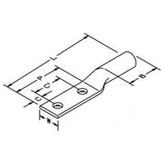 31172 COPPER TWO HOLE LONG BARREL - Americas Industrial Supply