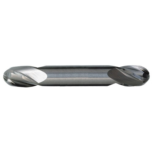 ‎1/16″ Dia. × 1/8″ Shank × 1/8″ DOC × 1-1/2″ OAL, Carbide TiAlN, Spiral , 4 Flute, CW Helix, Round, Ballnose End Mill