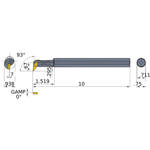 M-FSVUBR-122-C BORING BAR