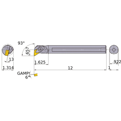 S-DDUNL-164-C BORING BAR