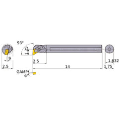 S-DDUNL-284-C BORING BAR
