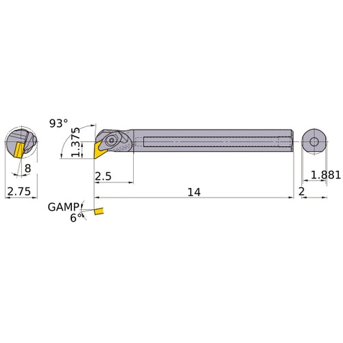 S-DDUNL-324-C BORING BAR