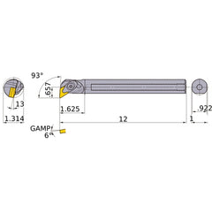 S-DDUNR-164-C BORING BAR