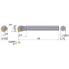 S-DSKNL-284-C BORING BAR