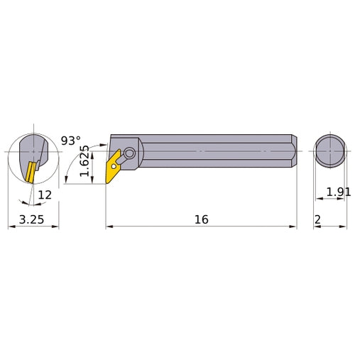 S-MVUNR-324 BORING BAR