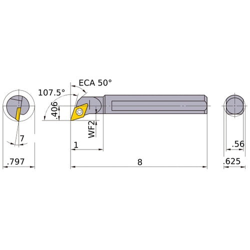 S-SDQCR-102 BORING BAR