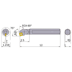 S-SSKCR-164 BORING BAR