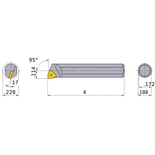 S-SWUCR-055 BORING BAR