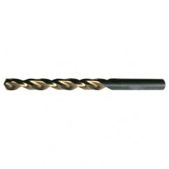 #39 RHS / RHC HSS 135 Degree Split Point Heavy Duty Parabolic Jobber Length Drill - Black & Gold - Americas Industrial Supply
