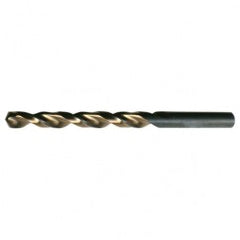 #39 RHS / RHC HSS 135 Degree Split Point Heavy Duty Parabolic Jobber Length Drill - Black & Gold - Americas Industrial Supply