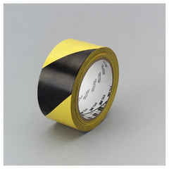 3M Safety Stripe Vinyl Tape 766 Black/Yellow 3″ × 36 yd 5 mil Individually Wrapped Conveniently Packaged - Americas Industrial Supply