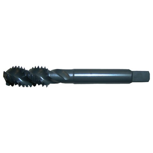 ‎1/2-13 UNC 3 Flute H3 Bottoming HSS CNC Heavy Duty Spiral Flute Tap- Steam Oxide - Exact Industrial Supply