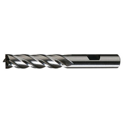 ‎23/32″ × 3/4″ × 1-5/8″ × 3-7/8″ RHS / RHC HSS HSS Single End Mulit Flute Center Cutting Finishing End Mill - Bright - Exact Industrial Supply