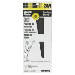 3M Drywall Sanding Sheet 99431NA 4 3/16″ × 11 1/4″ 150 Grit - Americas Industrial Supply