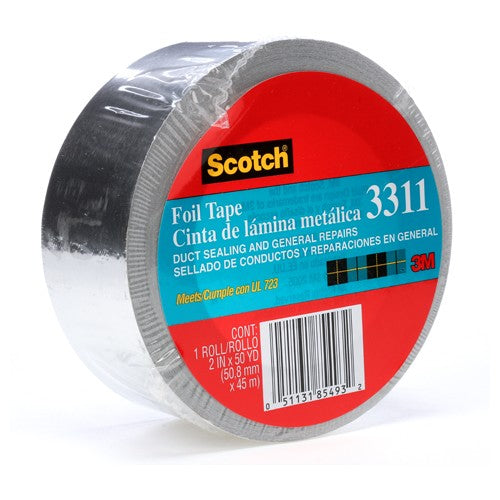 ‎Scotch Foil Tape 3311-50A 2.0″ × 50 yd (50.8 mm × 45 m) - Americas Industrial Supply