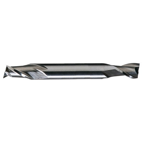 ‎1/16″ × 3/16″ × 3/16″ × 2-1/4″ RHS / RHC HSS HSS Double End 2-Flute Center Cutting Finishing End Mill - Bright