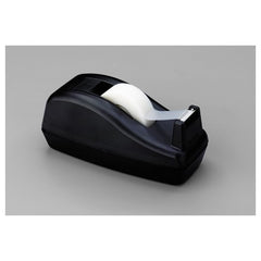 Scotch Deluxe Desk Tape Dispenser Black - C40 25mm Core Up To 19mm Wide - Americas Industrial Supply