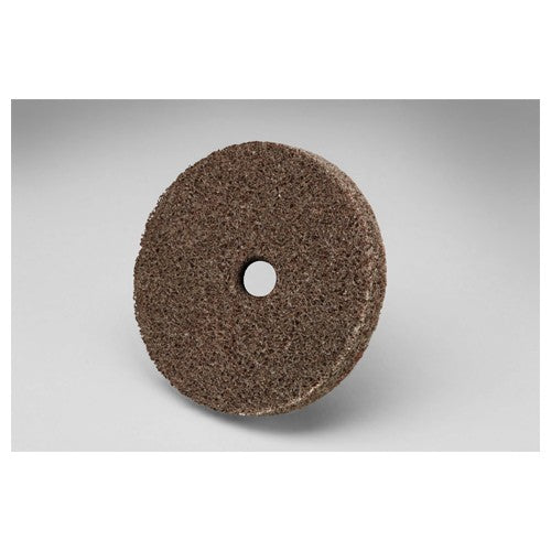 Scotch-Brite EXL Unitized Wheel XL-UW 8A Coarse 2″ × 1″ × 1/4″ - Americas Industrial Supply