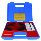 240 Pc. X-Tended Range Pin Gage Set .011 - .250" in .001" Increments (Plus) - Americas Industrial Supply
