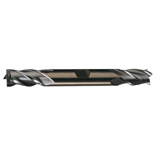 ‎11/16″ × 3/4″ × 1-5/8″ × 5-5/8″ RHS / RHC HSS-CO 8% (M42) Cobalt Double End 4-Flute Center Cutting Finishing End Mill - Bright