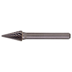 SM-42 Standard Cut Solid Carbide Bur-Pointed Cone Shape