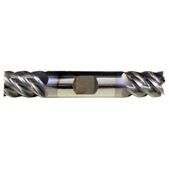 ‎5/16″ × 5/16″ × 7/16″ × 2-1/2″ RHS / RHC Solid Carbide 5-Flute High-Performance End Mill - Bright - Exact Industrial Supply