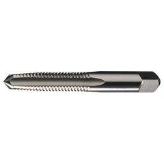‎1/4-28 UNF 4 Flute HSS Standard Taper Chamfer Hand Tap- Bright - Exact Industrial Supply