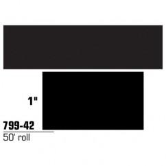 1X50' REFLECT STRIPING TAPE BLACK - Americas Industrial Supply