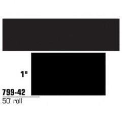1X50' REFLECT STRIPING TAPE BLACK - Americas Industrial Supply
