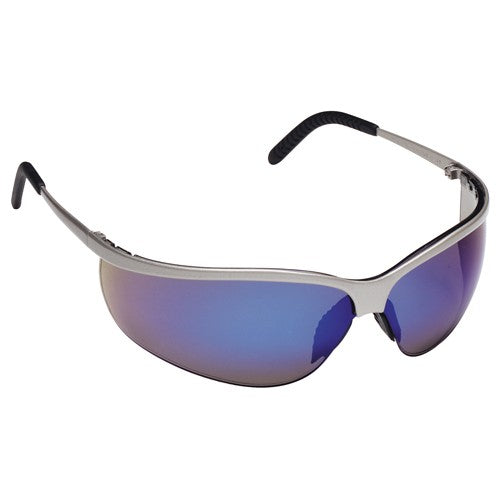 ‎3M Metaliks Sport Protective Eyewear. 11540-10000-20 Blue Mirror Lens Nickel Frame - Americas Industrial Supply