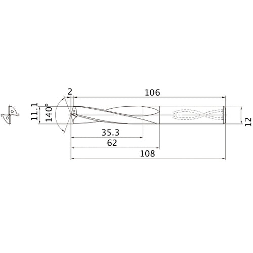 MAS1110MB CARB DRILL