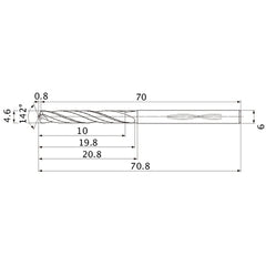 MHS0460L020B CARB DRILL