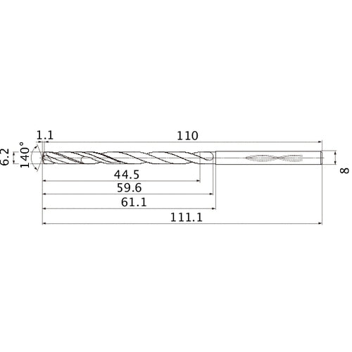 MHS0620L060B CARB DRILL