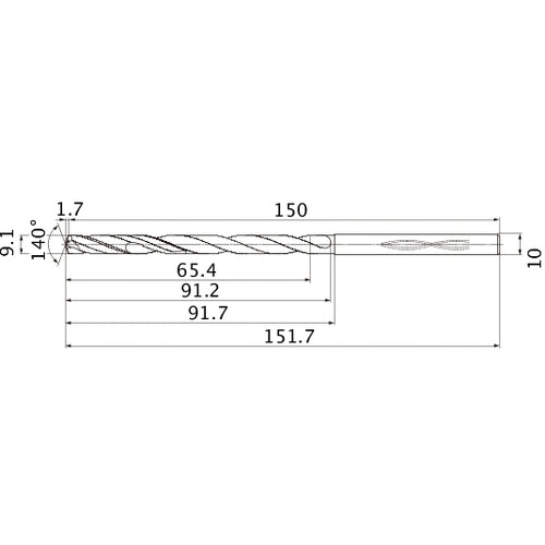 MHS0910L090B CARB DRILL