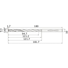 MHS0930L120B CARB DRILL