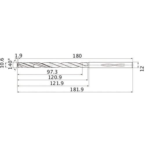 MHS1060L120B CARB DRILL