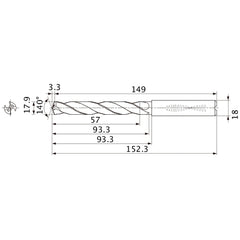 MMS1790X3DB CARB DRILL