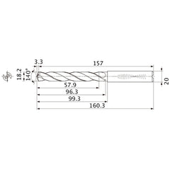 MMS1820X3DB CARB DRILL
