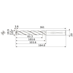 MMS1990X3DB CARB DRILL