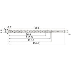 MNS0480X20DB CARB DRILL