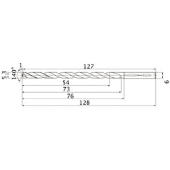 MNS0530X10DB CARB DRILL