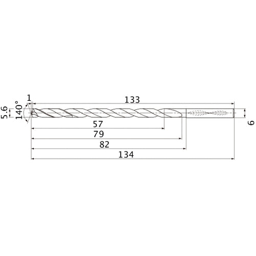 MNS0560X10DB CARB DRILL